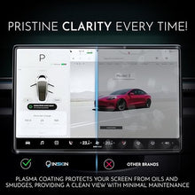 Load image into Gallery viewer, Inskin Tempered Glass Screen Protector for Tesla Model X/S (2021-2025) (17&quot;) - Auto-Align, Anti-Fingerprint Plasma Coating