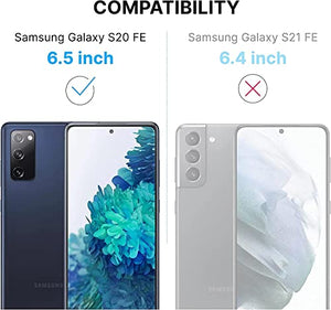 Inskin Tempered Glass Screen Protector for Samsung Fan Edition (FE) Series - Ultimate 3+3 Bundle with Camera Lens Guard and Auto Alignment Tray - Ultra HD, Case Compatible