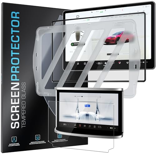 Inskin Tempered Glass Screen Protector Set for Tesla Model X/S (2021-2025) - Dashboard (17