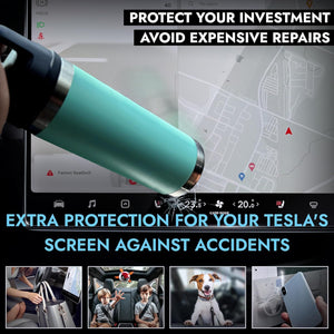 Inskin Tempered Glass Screen Protector for Tesla Model X/S (2021-2025) (17") - Auto-Align, Anti-Fingerprint Plasma Coating