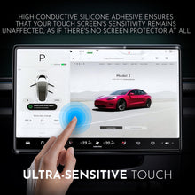 Load image into Gallery viewer, Inskin Tempered Glass Screen Protector Set for Tesla Model X/S (2021-2025) - Dashboard (17&quot;) &amp; Rear Screen (8&quot;), Auto-Align, Anti-Fingerprint Plasma Coating