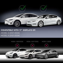 Load image into Gallery viewer, Inskin Tempered Glass Screen Protector Set for Tesla Model X/S (2021-2025) - Dashboard (17&quot;) &amp; Rear Screen (8&quot;), Auto-Align, Anti-Fingerprint Plasma Coating