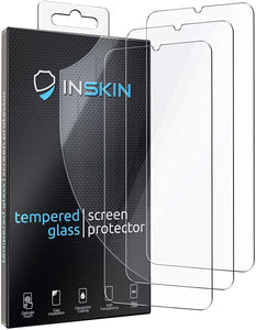 Inskin Tempered Glass Screen Protector for Samsung Galaxy A14 5G 2023 6.6 inch SM-A146 series – 3-Pack, Ultra HD, Advanced Anti Fingerprint Plasma Coating, Case-Compatible